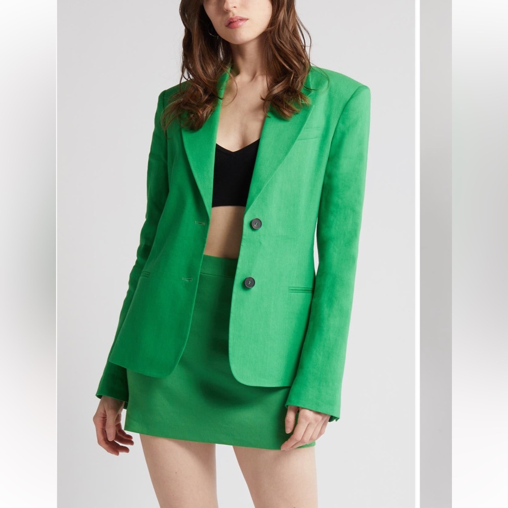 Frame the femme two button blazer